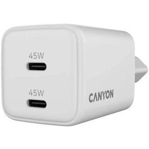 Canyon GaN, 2x USB-C, Power Delivery 45W