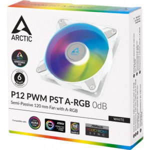 ARCTIC AC P12 PWM PST ARGB 0dB White