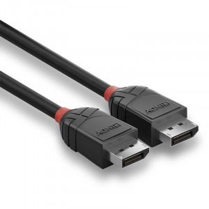 LINDY Black, DisplayPort Male - DisplayPort Male, v1.2, 1m, negru
