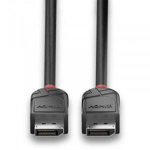 LINDY Black, DisplayPort Male - DisplayPort Male, v1.2, 1m, negru