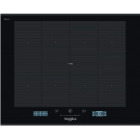 Plita incorporabila Whirlpool SMP 658C/BT/IXL, Inductie, 8 zone de gatit, Touch control, Sticla neagra
