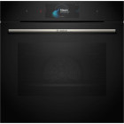 Cuptor incorporabil Bosch HRG7784B1, Electric, 71 L, Multifunctional, Autocuratare pirolitica, Perfect Steam, Grill, Air Fry, 22 functii, Clasa A+, Negru