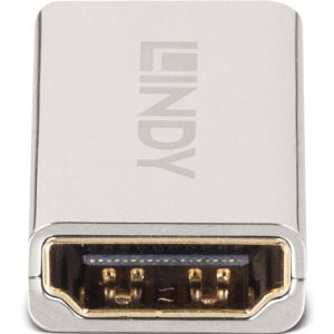 LINDY 1x HDMI 2.1 Female - 1x HDMI 2.1 Female, gri