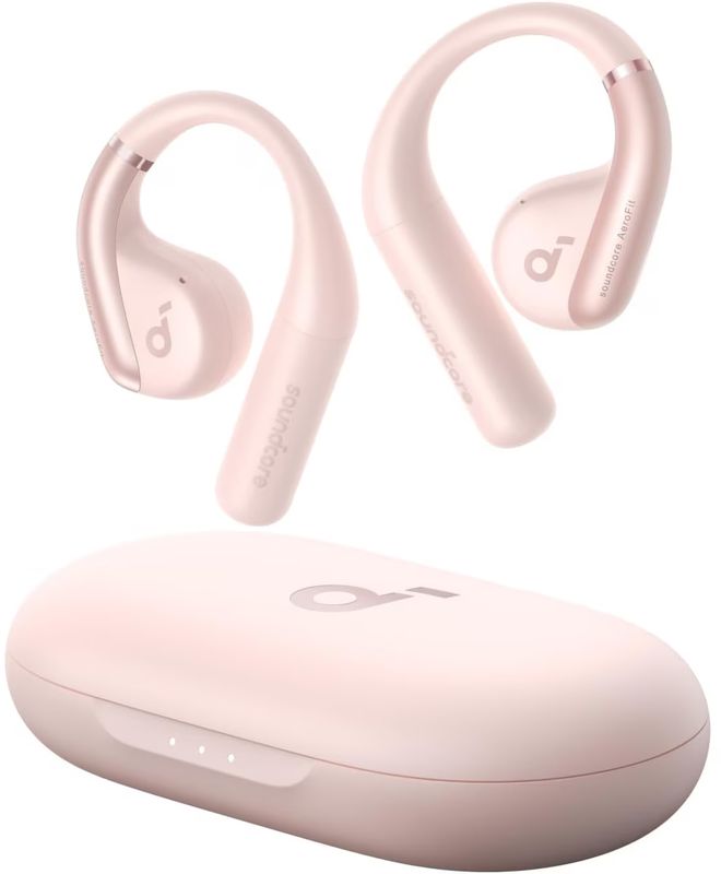 Casti Anker Open-Ear, SoundCore AeroFit, IPX7, Pink