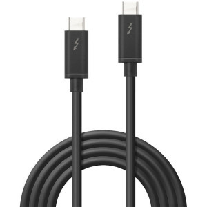 LINDY USB Tip C Male - USB Tip C Male, Thunderbolt 3, 2m, negru