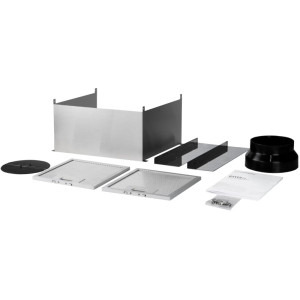 Turbionaire integrata TEN60BS, Putere de absorbtie 800 m3/h, Clasa A++, Iluminare LED, Dubla aspiratie, Sticla tratata termic, 60 cm, Inox