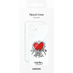 Samsung Capac protectie spate Flipsuit White pentru Galaxy S24