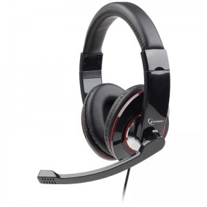 Gembird On-Ear, MHS-U-001 Black