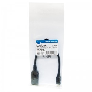 Logilink Cablu adaptor OTG USB - microUSB pentru smartphone si tablete