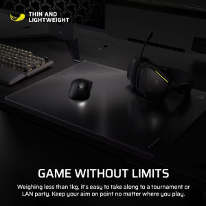 Corsair MM Glass Large Precis Black