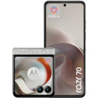 Smartphone Motorola Razr 70, 256GB, 8GB RAM, Dual SIM, 5G, Tri-Camera, PANTONE Bright White