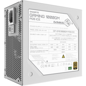 GIGABYTE GP-GME1000GM PG5 ICE, 80+ Gold, 1000W, White