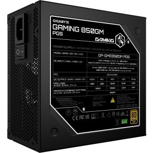 GIGABYTE GP-GME850GM PG5, 80+ Gold, 850W, Black