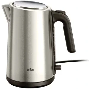Fierbator Braun Identity WK5200BK, 2200W, 1.7L, Inox/Negru