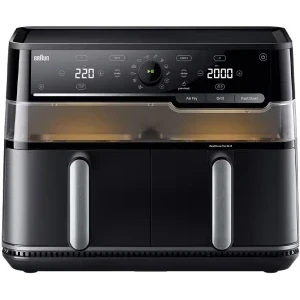 Braun Friteuza cu aer cald TwinCook 5 TD5073, 2850W, 2x 5L, Negru
