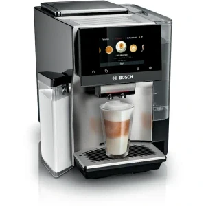 Bosch automat VeroCafe Seria 8 TQE80703, 1500W, 19bar, 2.4L, Negru/Inox