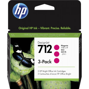 HP Cartus 712 Magenta Tri-Pack