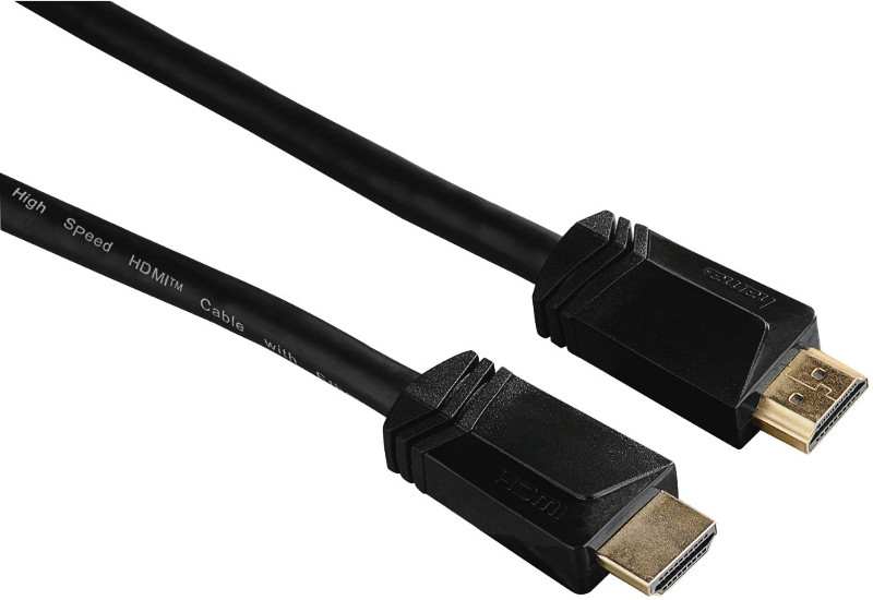 Cablu video Hama Ultra High Speed HDMI Male - HDMI Male, 1 m, negru
