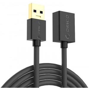 Orico USB 3.0 Male tip A - USB 3.0 Female tip A, 1m, negru