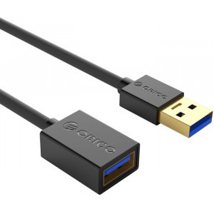 Orico USB 3.0 Male tip A - USB 3.0 Female tip A, 1m, negru