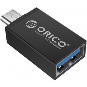 Orico Adaptor microUSB Male la USB Female, Silver