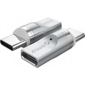 Orico Adaptor magnetic microUSB Female la USB-C Male, Silver