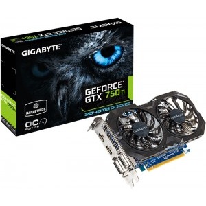 GIGABYTE GeForce GTX 750 Ti OC2 WindForce 2X 2GB GDDR5 128-bit
