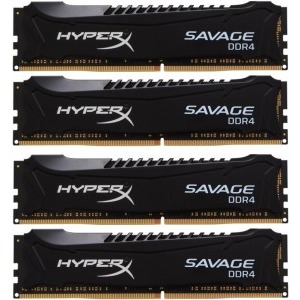 HyperX Savage Black 32GB DDR4 2400MHz CL12 Quad Channel Kit