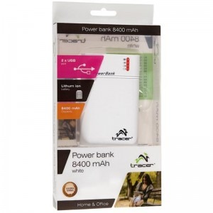TRACER Power Bank 8400 mAh White