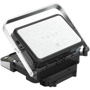 AENO Gratar electric EG1, 2000W, Negru/Argintiu