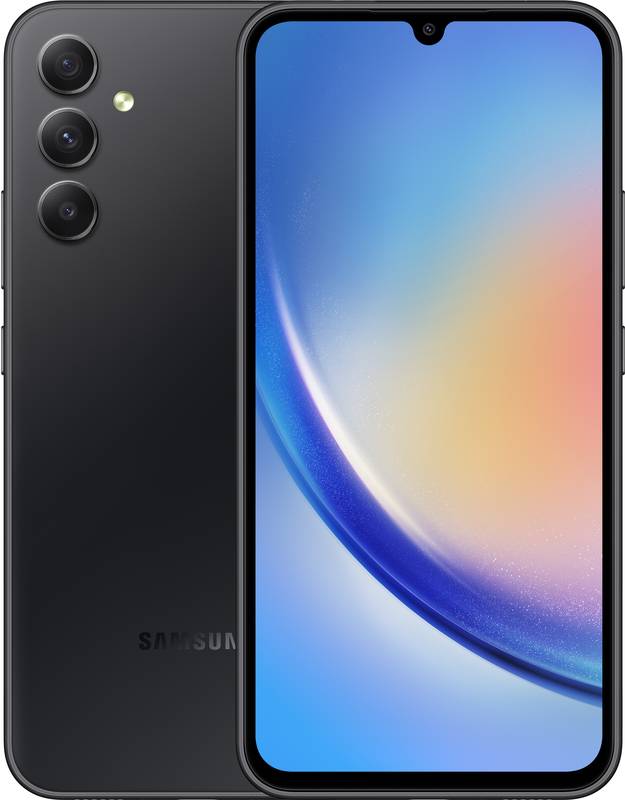 Smartphone Samsung Galaxy A34, 128GB, 6GB RAM, Dual SIM, 5G, 4-Camere, Black