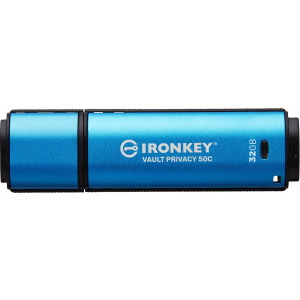 Kingston IronKey Vault Privacy 50C Series AES-256 Encrypted 32GB