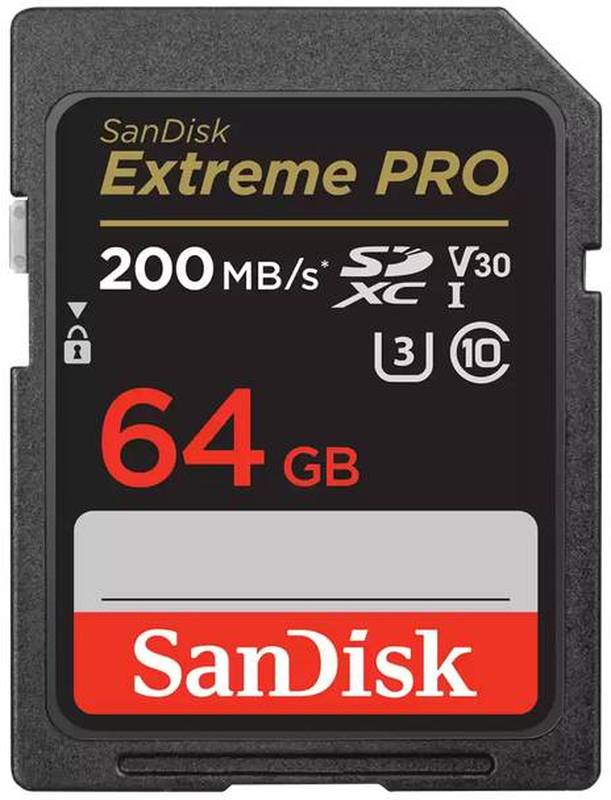 Card memorie SanDisk Extreme PRO SDXC 64GB UHS-I U3