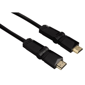 Cablu video Hama HDMI Male - HDMI Male, v1.4, 3m, Ethernet, negru