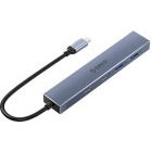 Hub USB Orico DHY-2U2C, 2x USB-C, 2x USB 3.2 Gen2 Grey