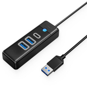 Orico PWC2U-U3, 2x USB 3.0, 1x USB-C, Black
