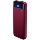 Baterie externa SkullCandy Stash Fuel, 10000 mAh, 2x USB, 1x USB-C, Wireless Charging, Deep Red