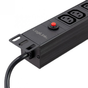 Logilink PDU12A1 1.8 m, Black