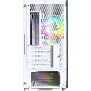 Gaming BALAUR Epic Alb Advanced Edition, Intel i5-14400F 2.5GHz, 32GB DDR4, 1TB SSD, RTX 5060 8GB GDDR7, Iluminare RGB