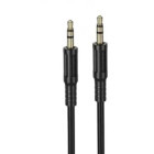 Cablu audio Borofone Jack 3.5 mm Male - Jack 3.5 mm Male, 1m, negru