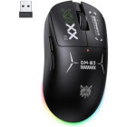 Mouse Gaming ONIKUMA DM03, Wireless, RGB, Black