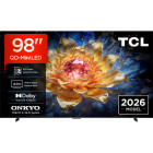 Televizor LED TCL Smart TV QD-MiniLED 98T8D Seria T8D 248cm 4K UHD HDR