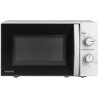 Cuptor cu microunde Toshiba MW-MM20PWH, 20 l, 800 W, Timer, Control mecanic, Iluminare LED, Alb