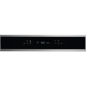 Electrolux COE7P31X2, Electric, 72 L, Autocuratare pirolitica, SenseCook, Food Sensor, Display, Grill, Soft close, Clasa A+, Inox/Negru