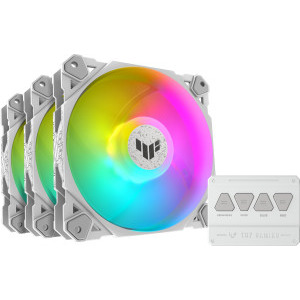 ASUS TUF Gaming TF120 ARGB Three Fan Pack White