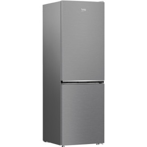 Beko B1RCNA364XB, 316 L, No Frost, AeroFlow, XXL Bottle holder, MaxStore, Clasa E, 186 cm, Metal Look