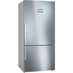 Combina frigorifica Bosch KGN86AIDR, 631 L, NoFrost, PerfectFit, Iluminare LED, Clasa D, 186 cm, Inox
