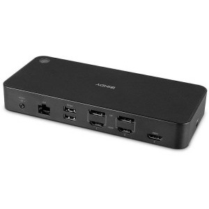 LINDY DST Pro, 2x USB-C, 3x USB, 3x HDMI, 2x DP
