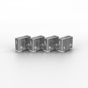 LINDY Dispozitiv blocare port USB tip A, 10 bucati (fara cheie), alb