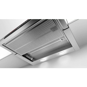 Bosch telescopica DFS067K51, 5 trepte de putere, Putere de absorbtie 717 m3/h, 60 cm, Inox